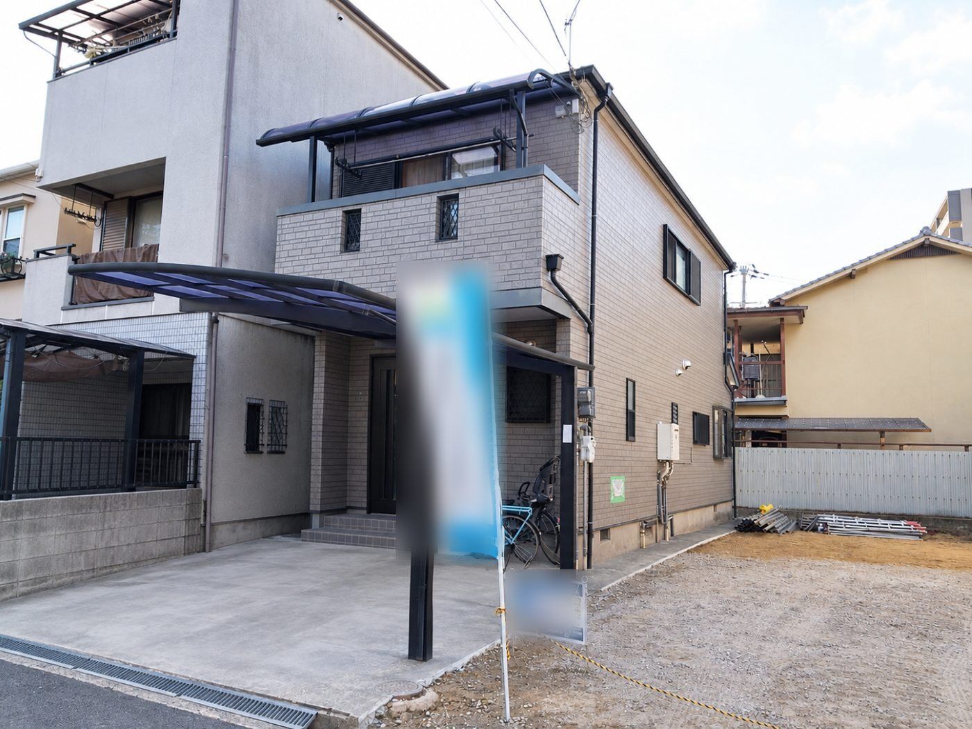 寝屋川市 戸建て住宅 外壁塗装 工事前